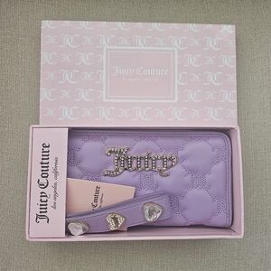 Authentic Juicy Couture Purple Wallet/Wristlet